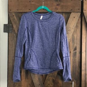 Blue Fitness Long Sleeve